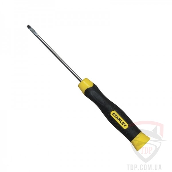Отвертка плоская Stanley 1-64-923 "Cushion Grip" (75 мм/Sl 2.5 мм)