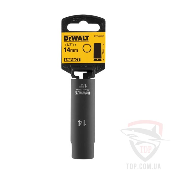 Ручной инструмент Головка торцевая ударная DeWALT 14мм (DT7548)