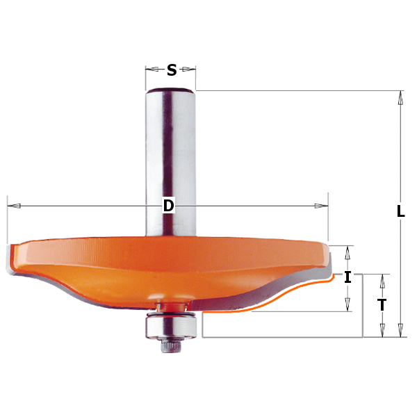 Фреза фигирейная горизонтальная профиль С2 СМТ 890.506.11