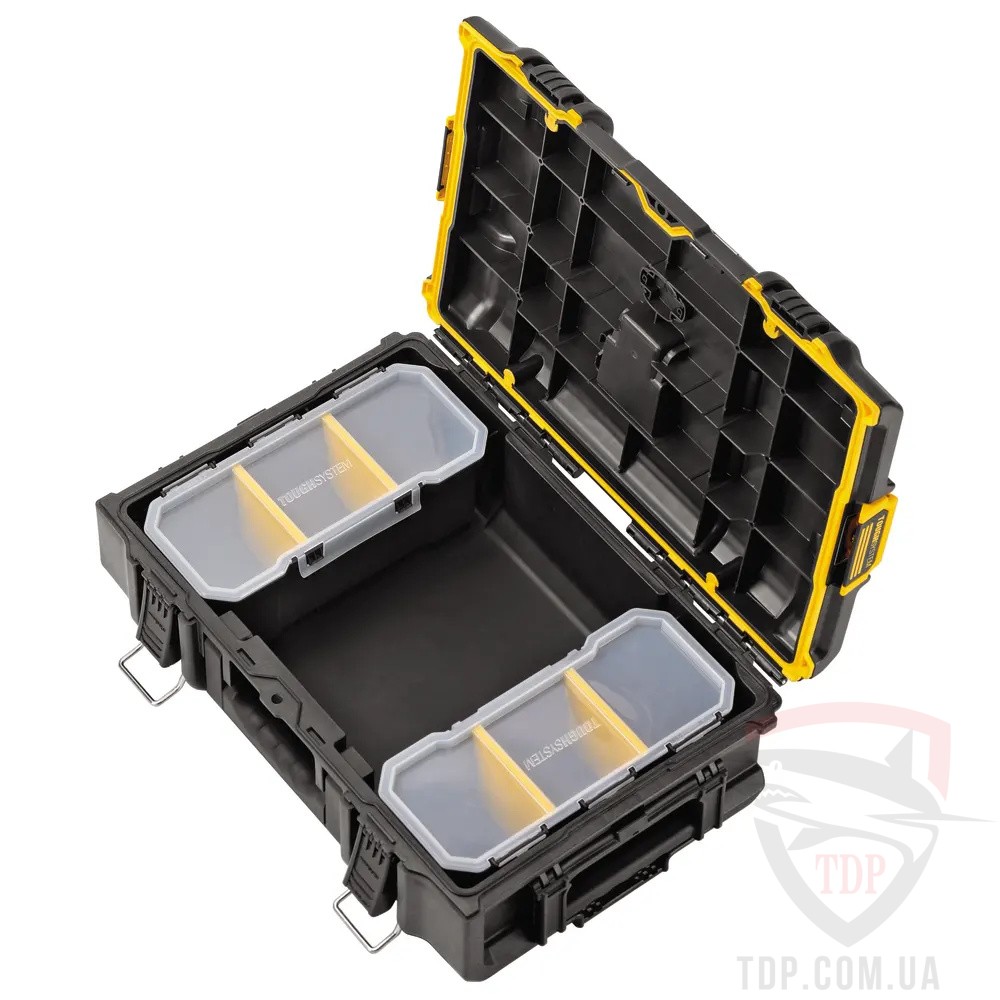 Ящик DeWALT TOUGHSYSTEM 2.0 55.5х38.5х18 см з органайзером (DWST83293-1) - Фото №3
