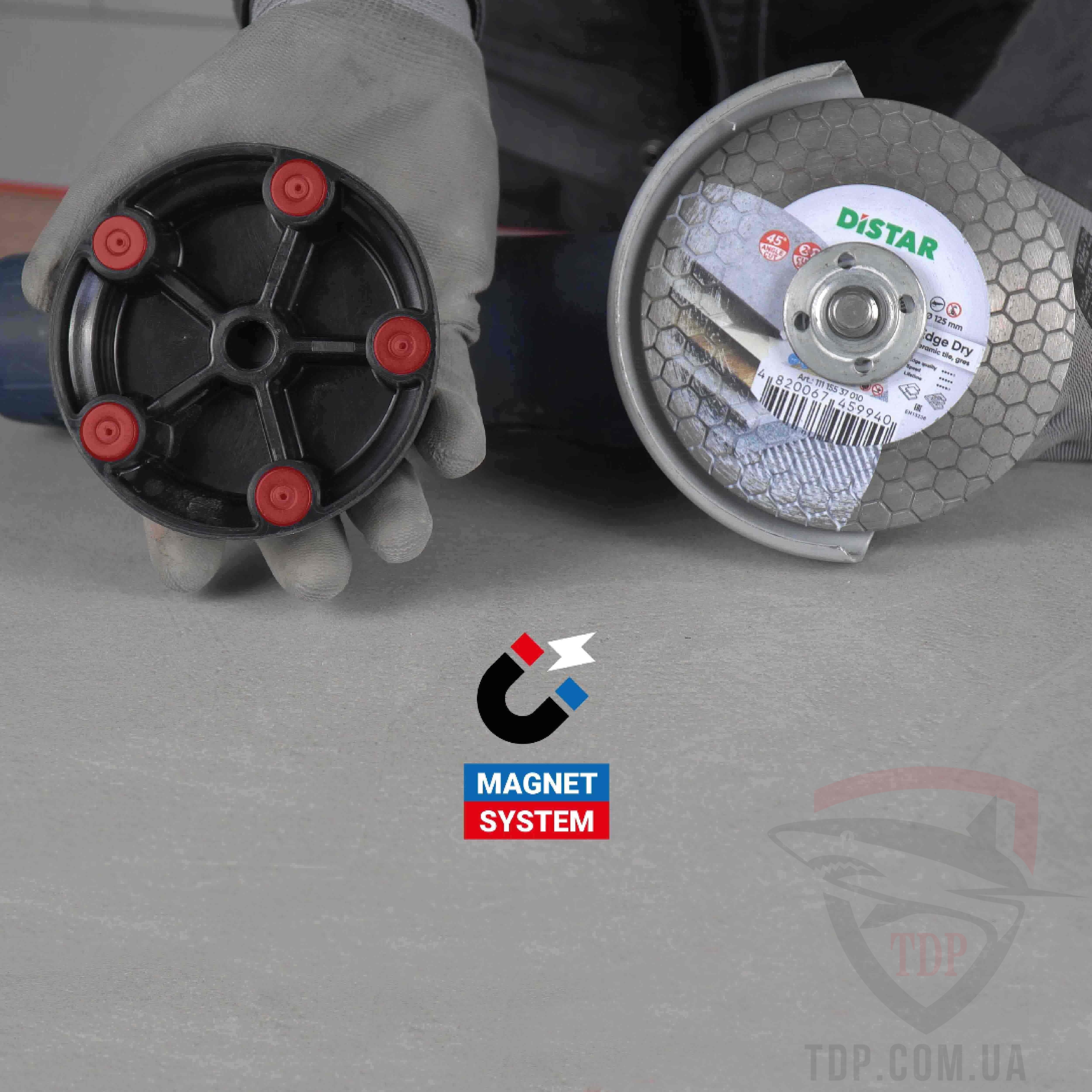 Тримач магнітний для полірувальних кругів Mechanic Click-Lock UNI 100x28.5x14.7x14 (89568442046) - Фото №6