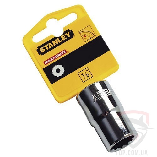 Ручной инструмент Головка торцева STANLEY дванадцятигранна 1/2"x27 мм (4-88-799)