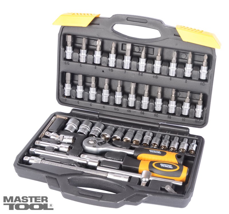 Набор насадок с трещоткой MASTER TOOL 78-1428