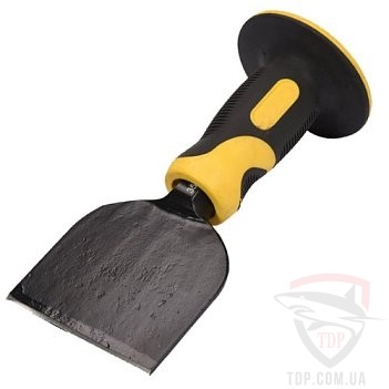 Зубило муляра VOREL 215x25x100 мм з захисною ручкою (35452)