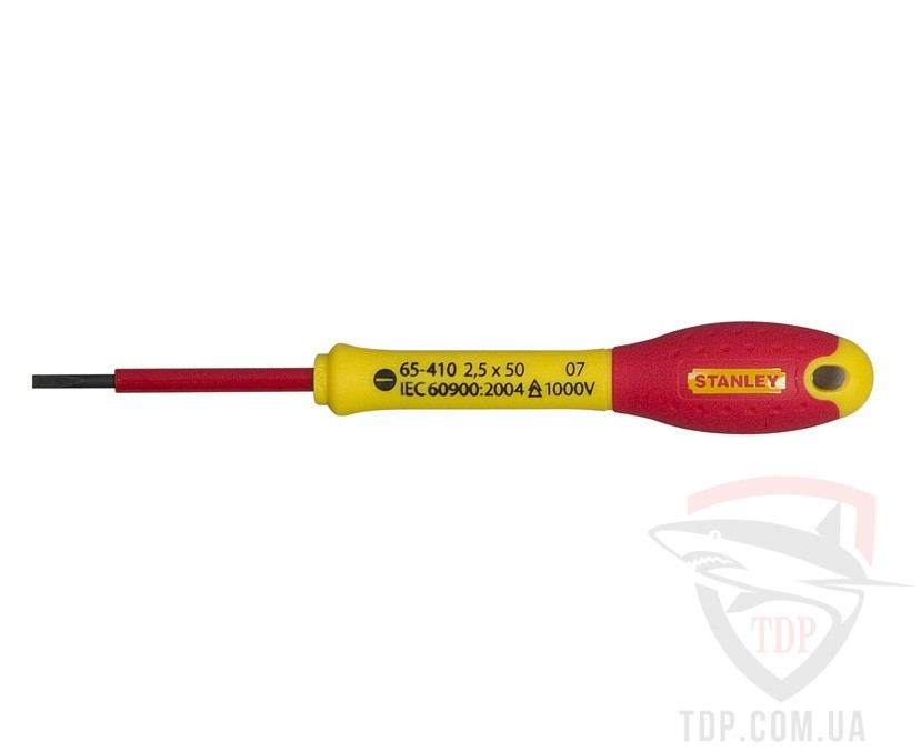 Ручной инструмент Отвертка изолированная Stanley SL2.5 х 50 мм FatMax (0-65-410)