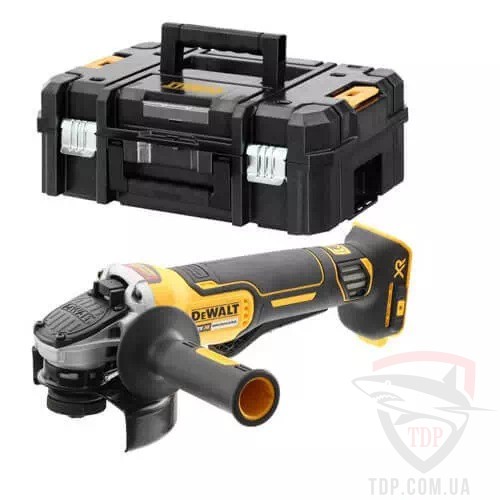 Акумуляторна кутова шліфмашина DeWALT18В (DCG406NT)