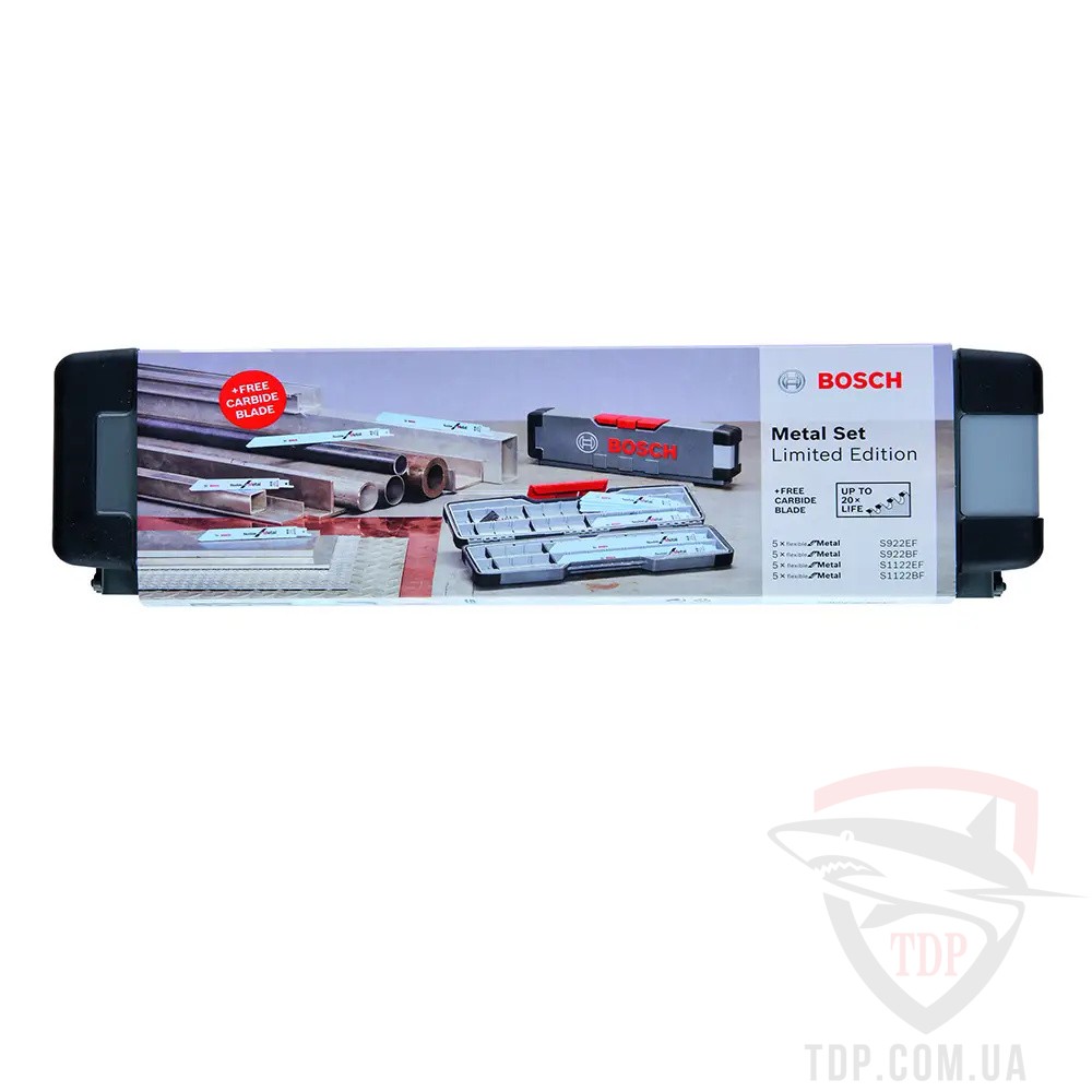 Набір полотен для шабельних пил Bosch ToughBox 20+1 Carbide for Metal - Фото №2