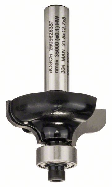 Концевые фрезы Фреза кромочная фигурная Bosch D38 d8 h16 L57 R6.35(2608628359)