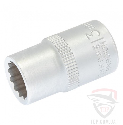 Ручной инструмент Головка торцева MasterTool 12-гранна 1/2" 13x40 мм CRV (78-0613)