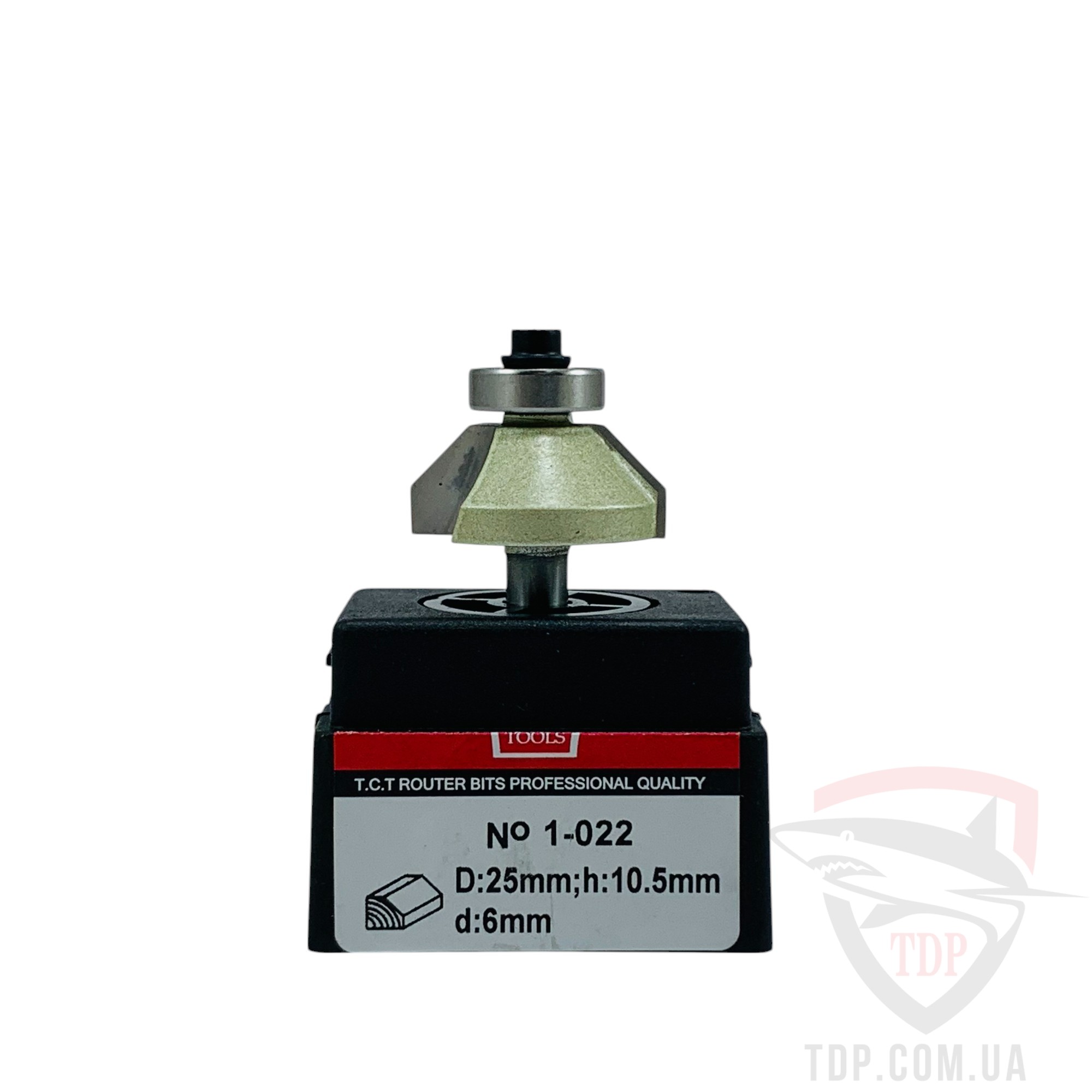 Фреза кромкова конусна VATZO 1022 D25 d6 L51.5 h10.5 - Фото №3