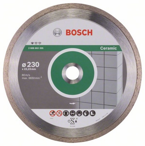 Алмазный диск Bosch Standard for Ceramic 230*22 - Фото №2