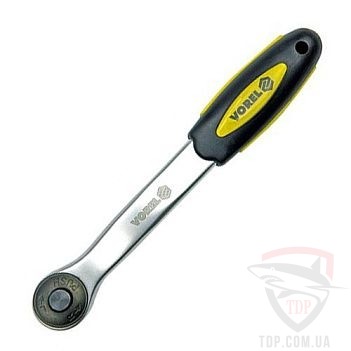 Ручной инструмент Тріщатка VOREL вигнута 3/8" 200 мм (53572)