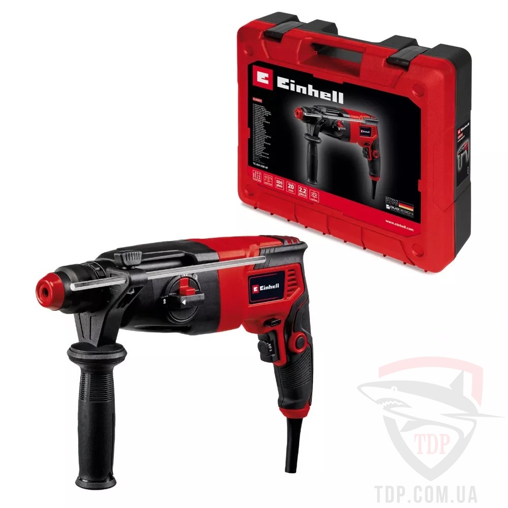 Электроинструмент Перфоратор Einhell TC-RH 620 4F SDS-Plus 620 Вт 2.2 Дж (4257990)