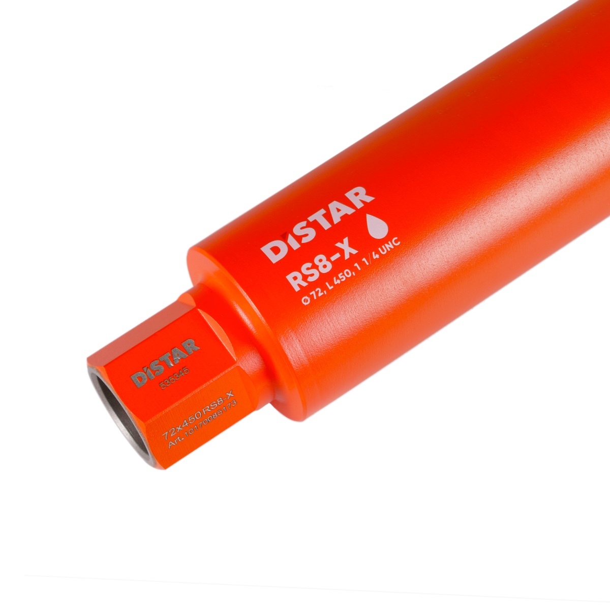 Свердло алмазне по високоармованому бетону Distar RS8-X 77x450-7x1 1/4 UNC (10170429050) - Фото №2
