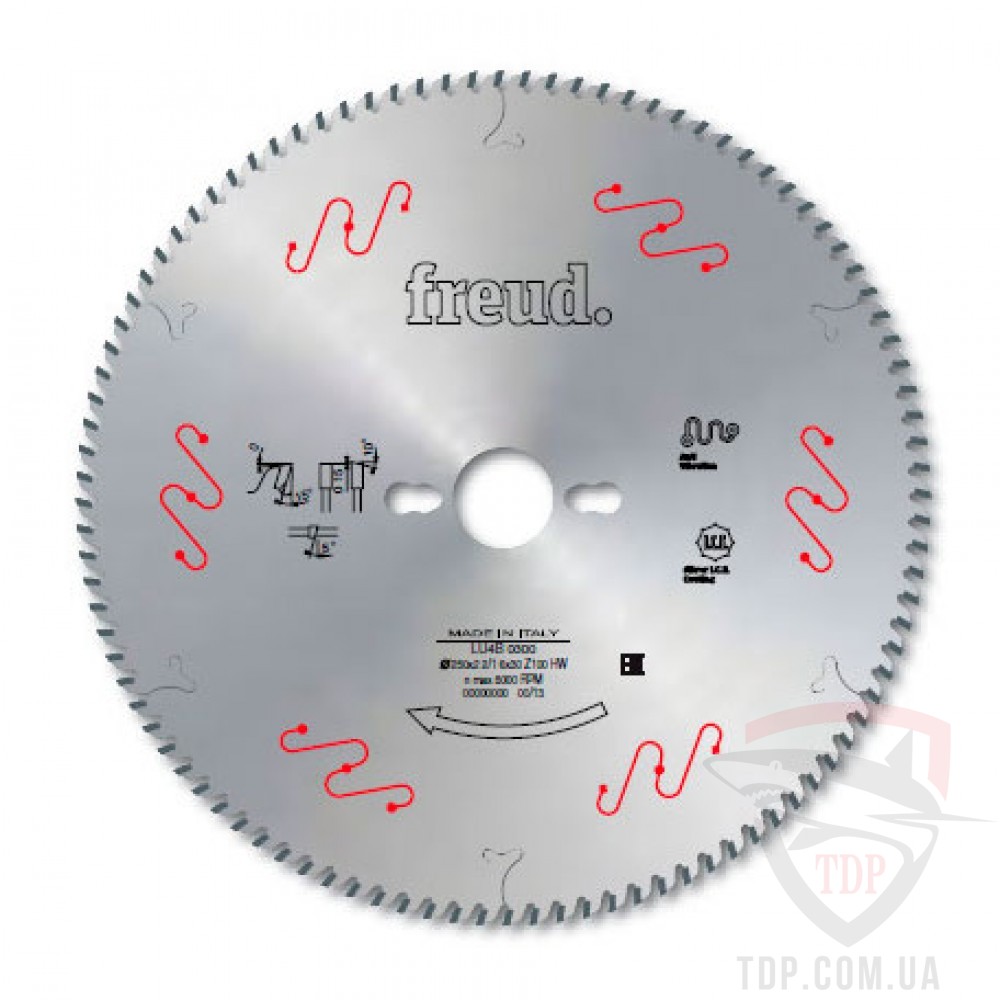 Пильные диски Пильний диск по пластику Freud 230x25.4x100z (LU4B 0200)