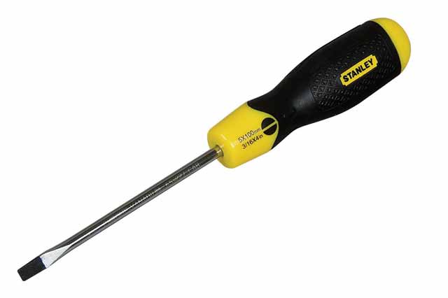 Ручной инструмент Отвертка плоская Stanley "Cushion Grip" SL6.5*150 мм (1-64-919)