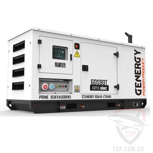 Оборудование Генератор дизельний GENERGY GDS90T 75кВт (240212090)