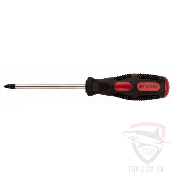 Ручной инструмент Отвертка Top Tools крестовая PH1x75 мм (39D651)