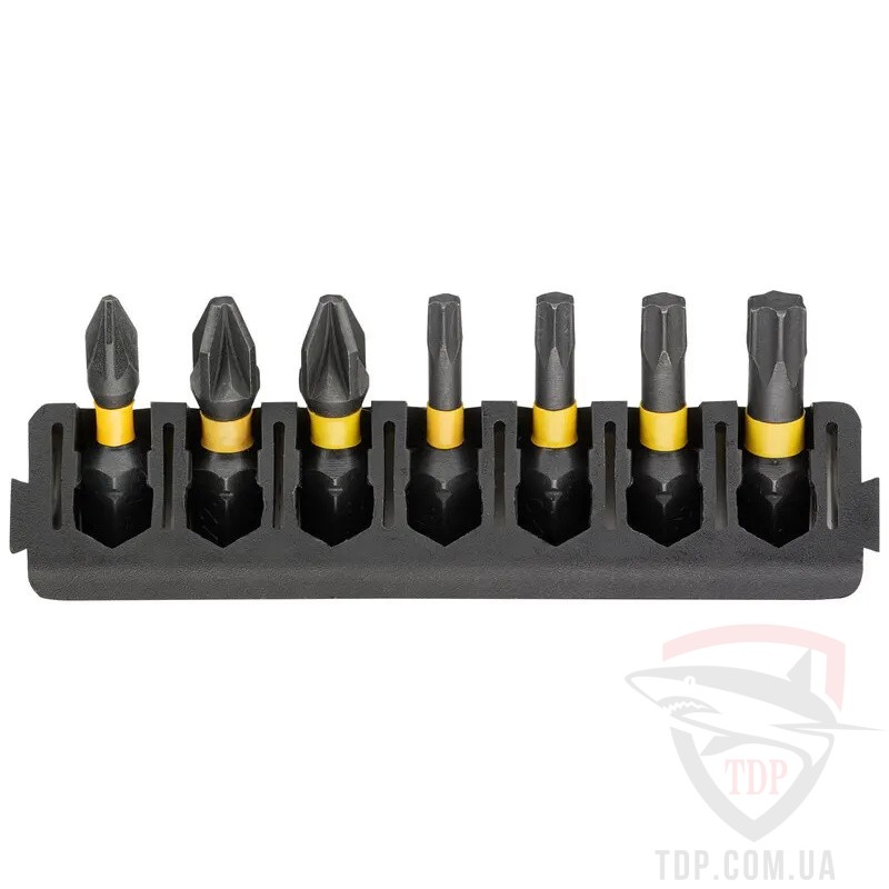 Биты и адаптеры Касета з бітами DeWALT FlexTorq 25 мм Pz,Т 7шт (DT70813)