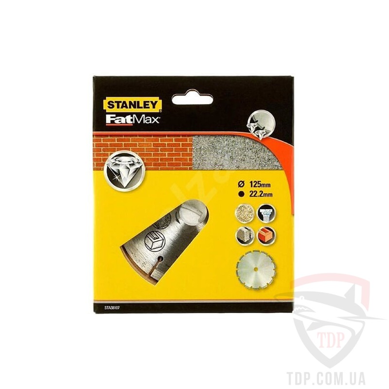 Диск алмазный Stanley 125x22.2 мм по бетону