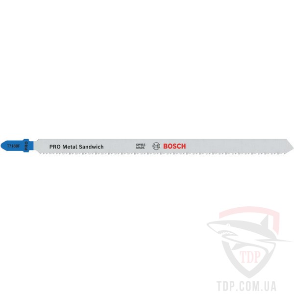 Пилки для лобзика Пилки для лобзика для сендвіч панелей Bosch Pro Metal Sandwich T718BF 3шт (2608636335)