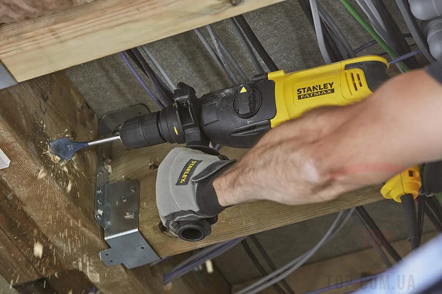 Перфоратор STANLEY FatMax SDS-Plus 800 Вт (SFMEH210K) - Фото №3