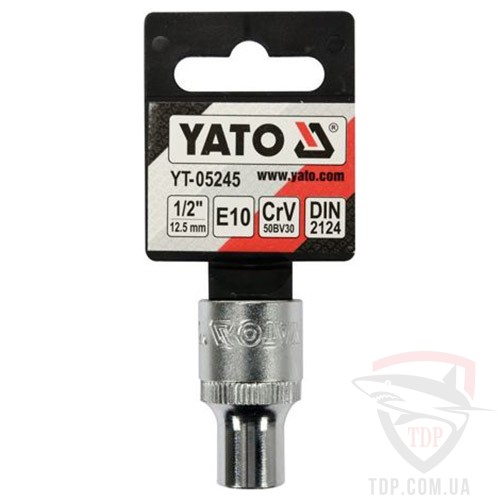 Ручной инструмент Головка торцевая YATO Torx E14 1/2" блистер (YT-05248)