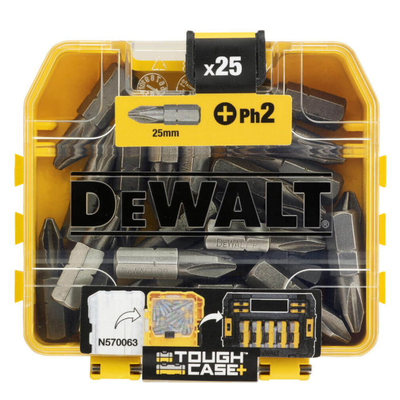 Биты и адаптеры Набор бит DeWALT Ph2 25 мм 25 шт (DT71522)