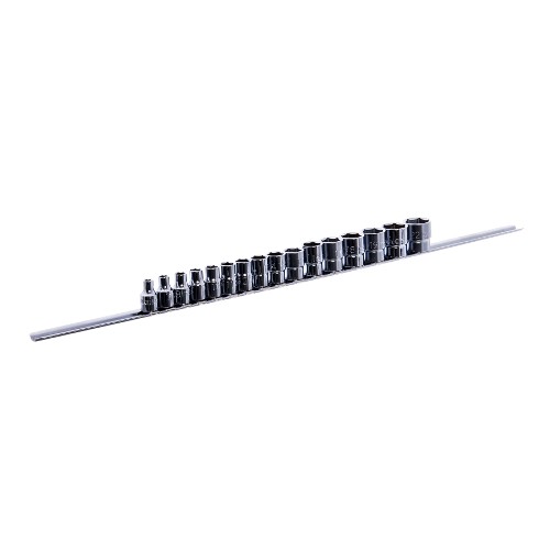 Набор головок 3/8" 16ед.   6~22мм   (на планке)  TOPTUL GAAQ1201U
