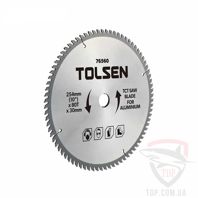 Оснастка Пильний диск по алюмінію Tolsen 305x30x100z (76571)