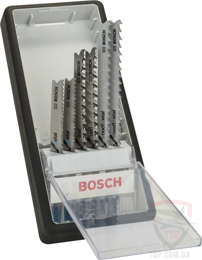 Пилки для лобзика Набір лобзикових пил Bosch Robust Line 6 шт (2607010532)