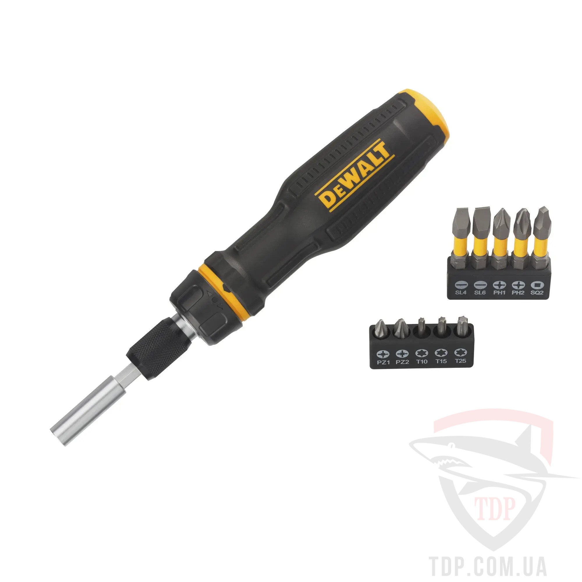 Биты и адаптеры Викрутка  DeWALT FULL FIT Telescoping з бітами 10 шт (DWHT68001-0)