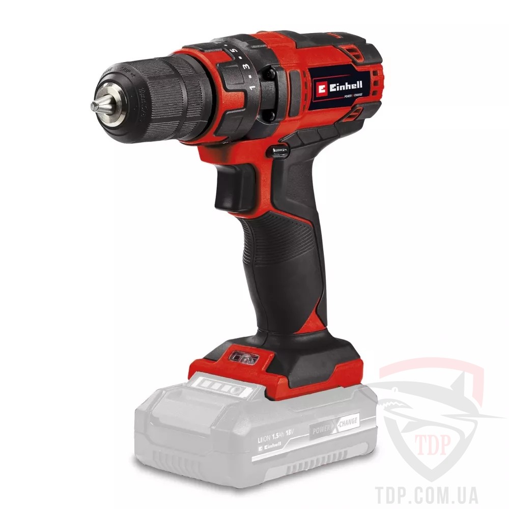 Системы полива Шуруповерт акумуляторний Einhell TC-CD 18/35 Li Solo 35Нм (4513927)