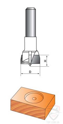 Оснастка Свердло під рафікс Sekira D20 d8 L90 h18 (040-203-08)