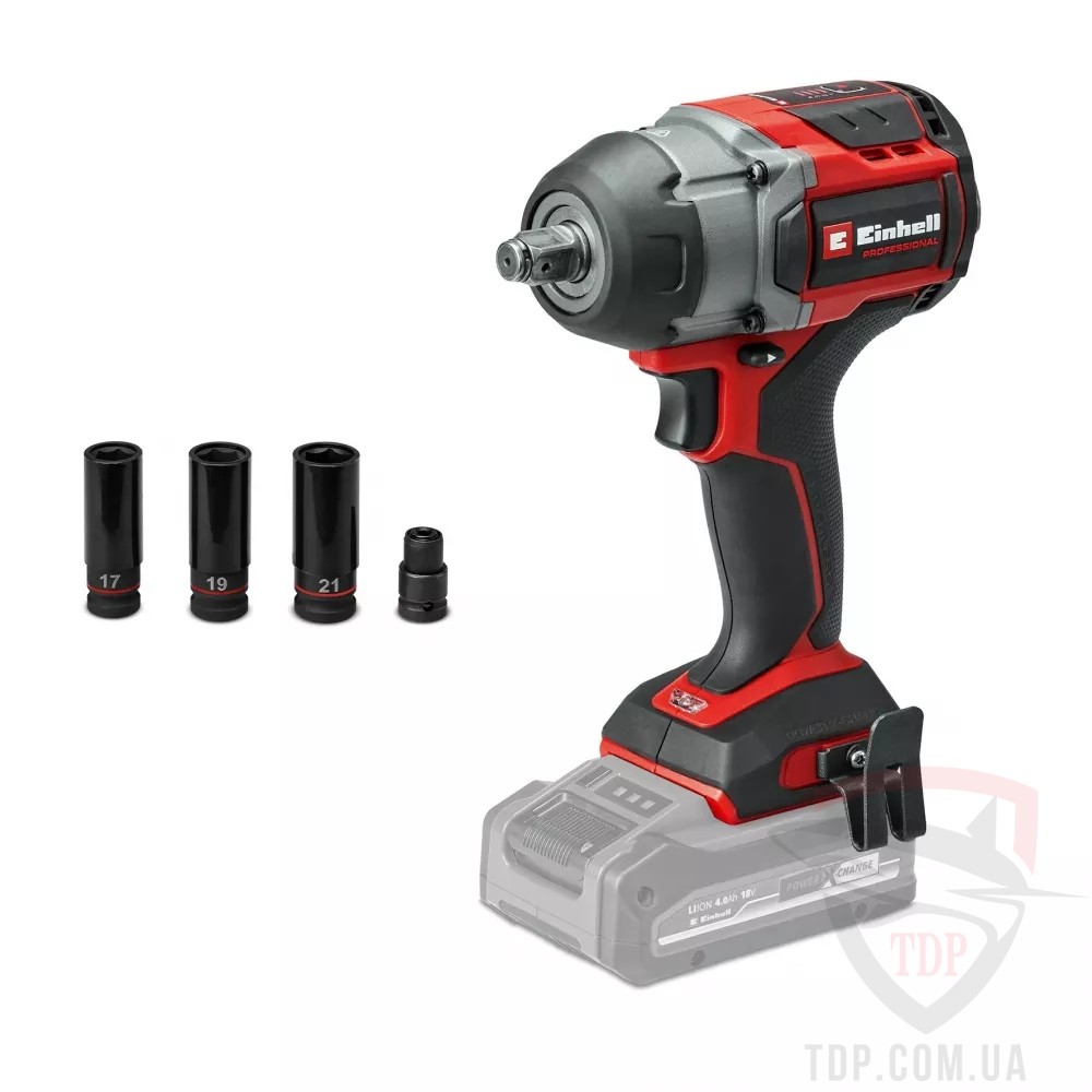 Гайкокрут ударний акумуляторний Einhell Professional TP-CW 18/750-C Li BL-Solo