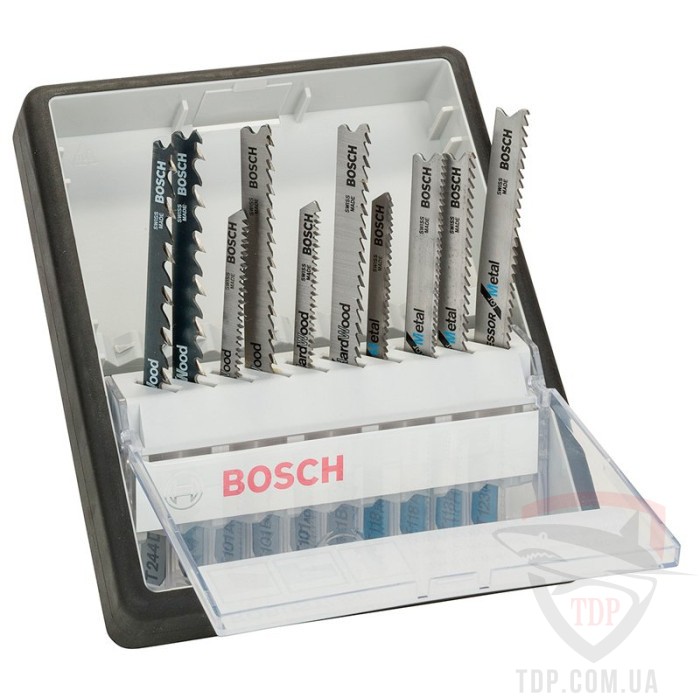 Оснастка Набір лобзикових пилок Bosch Wood and Metal Robust Line 10in (2607010542)