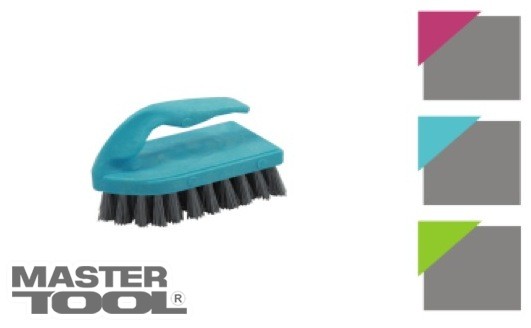 Щетка хозяйственная Master Tool 14-6384 c цветной щетиной (155*50*65 мм)