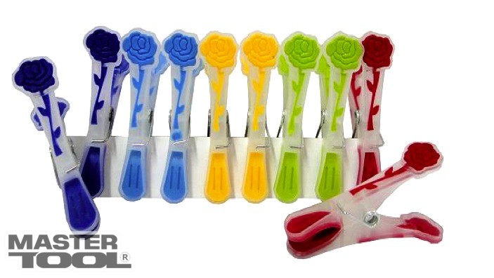 Хозинвентарь Прищепки MASTER TOOL 10 шт. (92-0724)