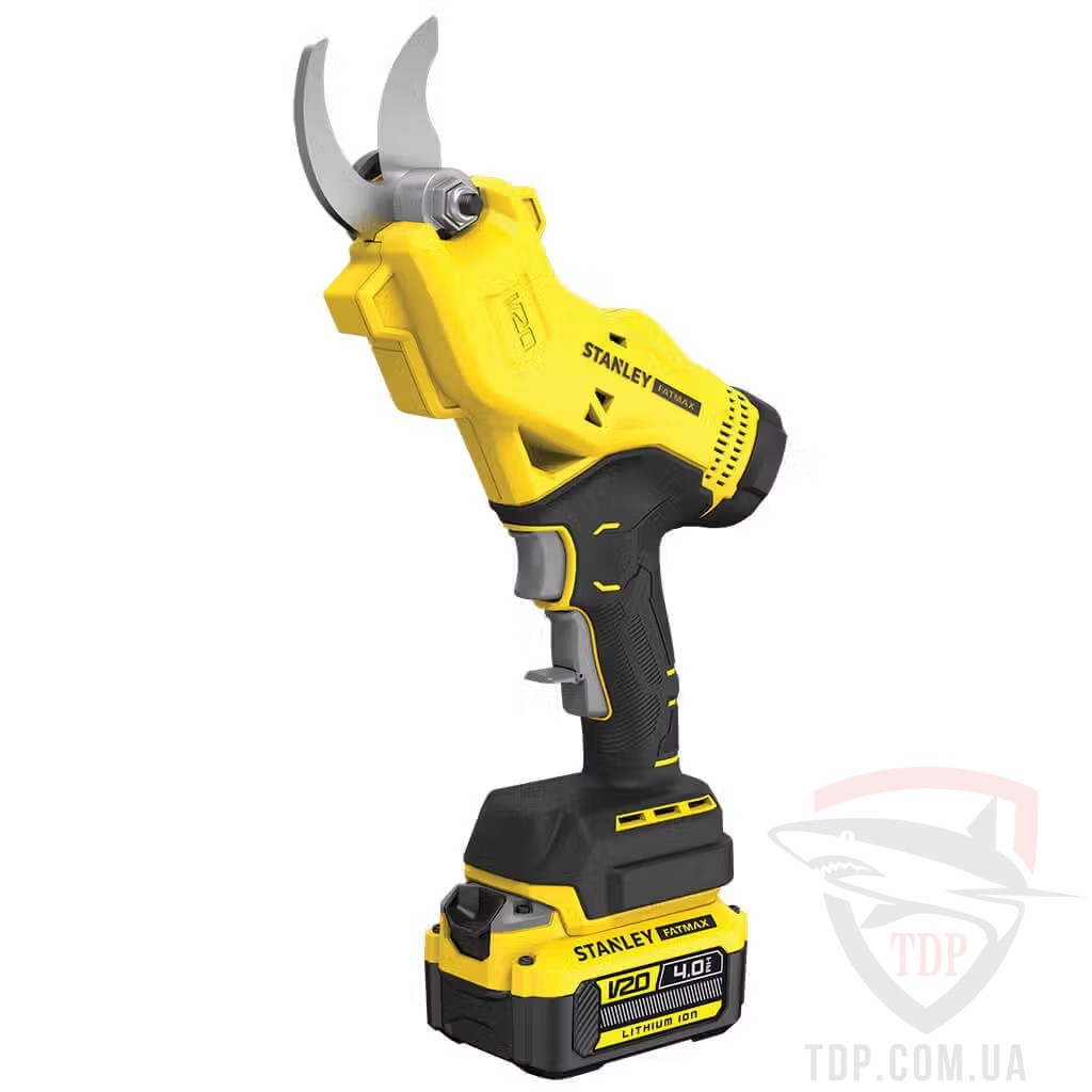 Садовый инструмент Секатор акумуляторний STANLEY FATMAX 18В Li-Ion 4Аг (SFMCPP32M1)