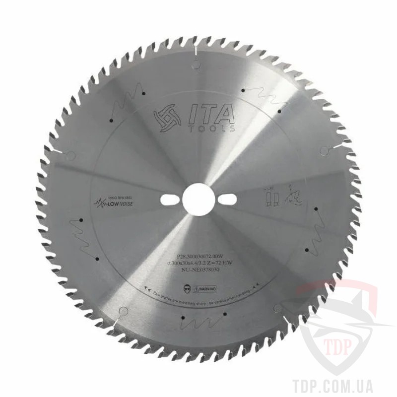 Оснастка Пильний диск по МДФ Ita Tool 300x30x72z (P29.300030072.00W)