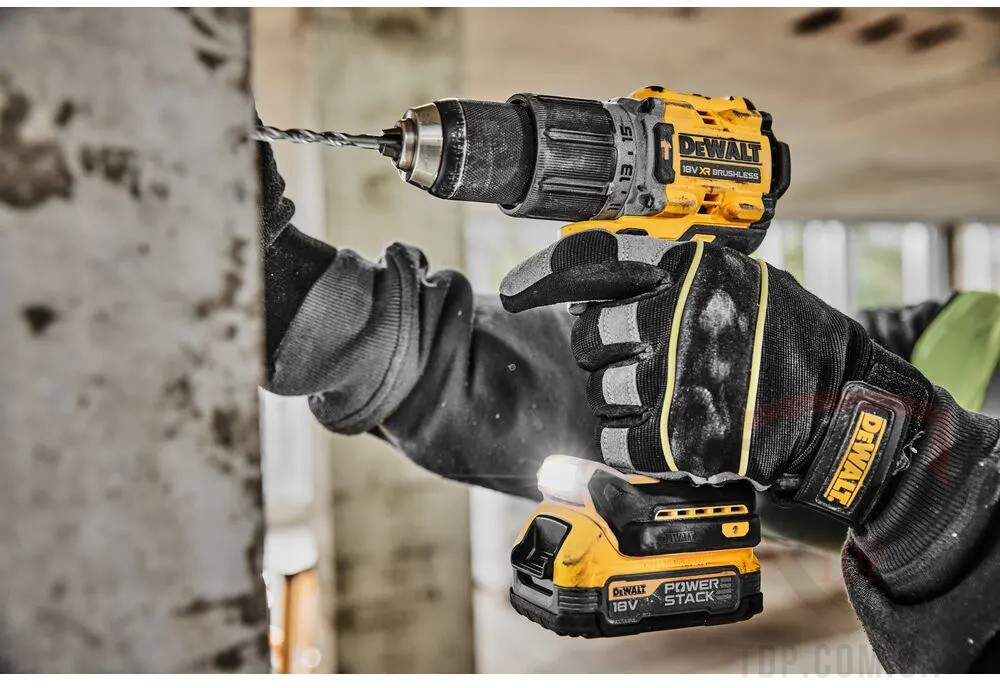 Дриль-шурупокрут DeWALT ударний XR Li-Ion PowerStack 18В (DCD805E2T) - Фото №3