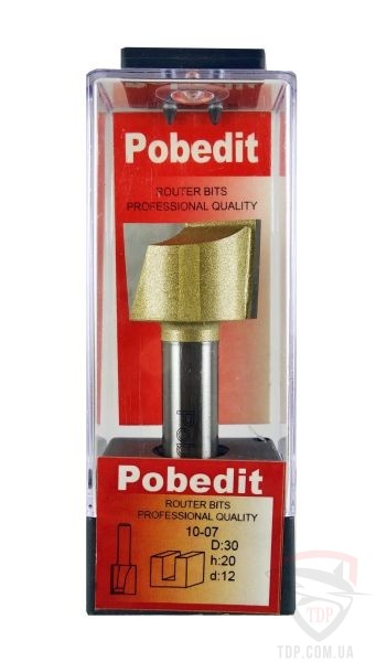 Оснастка Фреза пазова пряма POBEDIT 1007 D30 d12 h20