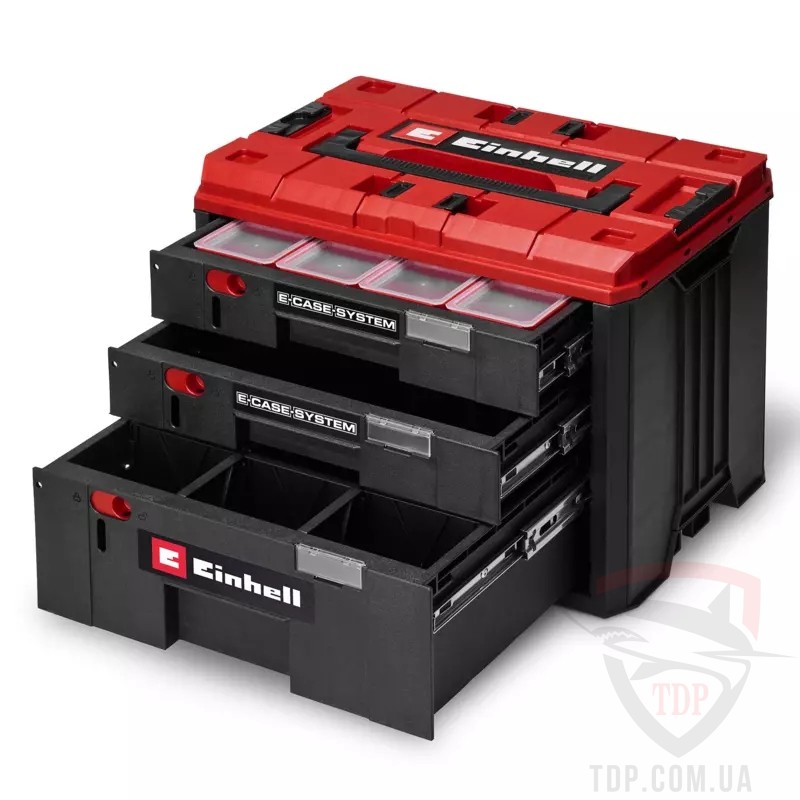 Ручной инструмент Кейс з висувними шухлядами Einhell E-Case 34x44.4x32.2см (4540047)