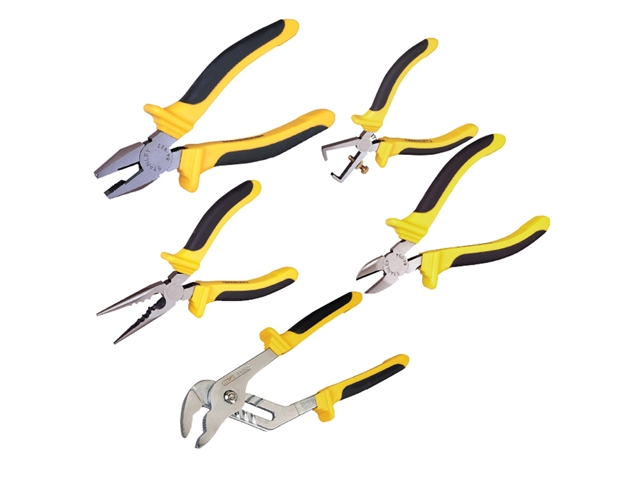 Набор плоскогубцев и кусачек Stanley 4-84-487 "DynaGrip" (5 шт)