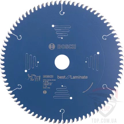 Оснастка Пильний диск по ламінату Bosch 254x30x84z K2.5/1.8 Best for Laminate (2608642135)